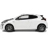 2022 Toyota GRMN Yaris RHD Platinum White Pearl with Black Hood and Top Limited Edition 1/18 Model Car by Otto Mobile - 3 of 4