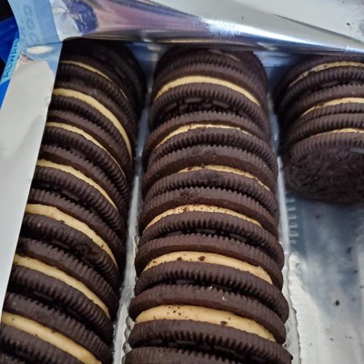 Oreo Peanut Butter Flavor Creme Chocolate Sandwich Cookies Family Size 