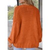 Womens Sweater Knit Cardigan with Pockets Open Front Cable Knit Sweater Chunky Thick Sweater Cardigan for Winter Comfy Knitwear - 2 of 4