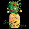 Women's Design By Humans Christmas Pineapple By Desdymona Racerback Tank Top - 2 of 3