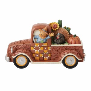 Jim Shore 4.0 Inch Countryside Cruising Harvest Pickup Truck Figurine Figurines - 1 of 3