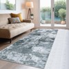 Modern Abstract Large Living Room Bedroom Area Rugs, Washable Soft Non Slip Floor Carpet for Home Office - 2 of 4