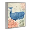 Stupell Industries Underwater Whimsical Whale Watercolor, 17" x 17" - 3 of 4