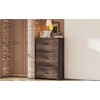 NicBex Retro American Country 5-Drawer Wooden Dresser, 250lbs Load Capacity, Anti-Tipping Storage Cabinet for Bedroom - 4 of 4