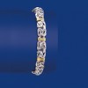 Ross-Simons Byzantine Bracelet in Sterling Silver and 14kt Yellow Gold - 3 of 4