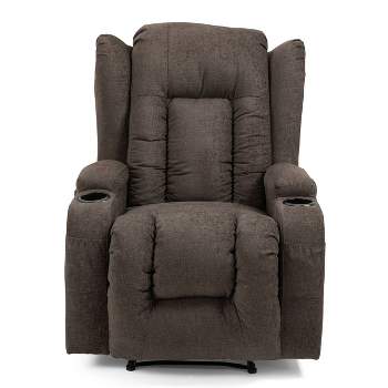 Lavonia Contemporary Pillow Tufted Massage Recliner - Christopher Knight Home