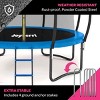 Joyberri Trampoline - ASTM Certified, 8-16ft for kids & adults. Anti-rust, with enclosure net, ladder, LED lights & sprinkler. Safe & fun! - 4 of 4