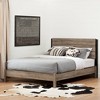 Munich Platform Bed Weathered Oak - South Shore - image 4 of 4