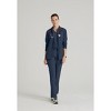 Barco One Women's Venture 4-Pocket Banded Collar Zip Up Warm-Up Scrub Jacket - 2 of 4