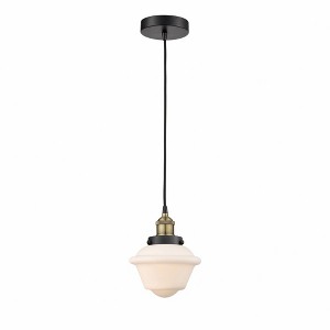 Oxford - 1 Light Mini Pendant In Traditional Style-9.5 Inches Tall and 7.5 Inches Wide - 1 of 1