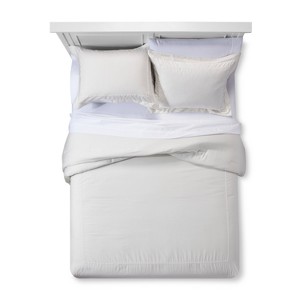 Sour Cream Tencel Comforter Set (Queen) - Fieldcrest , Ivory