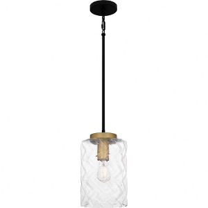 Quoizel Lighting Carly 1 - Light Pendant in  Matte Black - 1 of 1