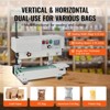 VEVOR Continuous Bag Band Sealing Machine, 0.24-0.47 in/6-12 mm Seal Width, Carbon Steel Bag Sealer for 0.02-0.8 mm Plastic Bags Films,Silver - 4 of 4