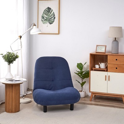 Single Sofa Recliner Chair, Multifunctional Folding Chair With 14 Level Adjustable, Sponge Upholstered Sofa Chair For Living Room Bedroom Dormitorie