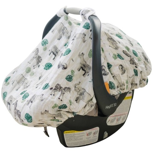 Bebe Au Lait Muslin Car Seat Cover Jungle Target