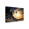 Trademark Fine Art -Jakob Sanne 'Sunset Snowboarding' Canvas Art - 4 of 4