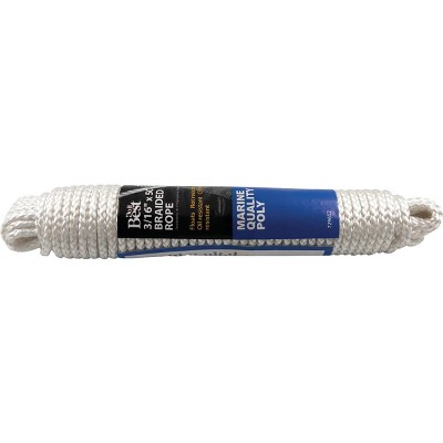 Katzco Nylon Twisted Braided Rope - 2 Pack White : Target