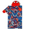 Marvel Spider-Man Web Blast Hooded 3D Sculpted Hood Silk Touch Throw Blanket 40X50 Inches - 4 of 4