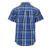 Gioberti Boy's Casual Plaid Checkered Short Sleeve Button Down Shirt - 2 of 2