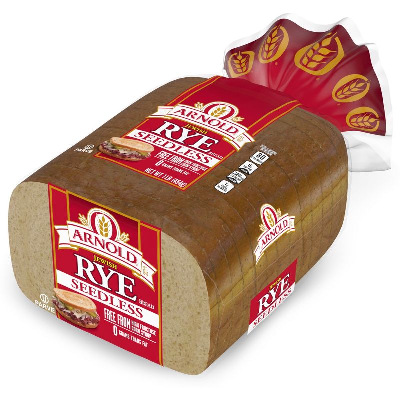 Arnold Seedless Jewish Rye Bread - 16oz, 4 of 6