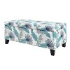 NicBex Storage Bench Modern Multicolored Flower Rectangular Bench for Bedroom and Entryway - 4 of 4