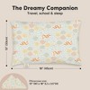 KeaBabies Toddler Pillow with Pillowcase, 13X18 Soft Organic Cotton Toddler Pillows for Sleeping, Kids Travel Pillow Age 2-5 - 3 of 4