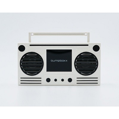 Microboom Speaker Boombox Bluetooth, Icy White