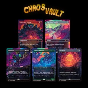 Magic the Gathering Secret Lair Alien Auroras (Non-Foil) - 1 of 4