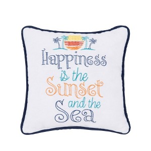 C&F Home Sun Set And The Sea Small Petite Throw Pillow - 1 of 4