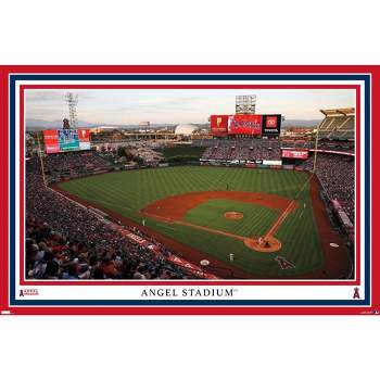 Trends International MLB Los Angeles Angels - Angel Stadium 22 Framed Wall Poster Prints
