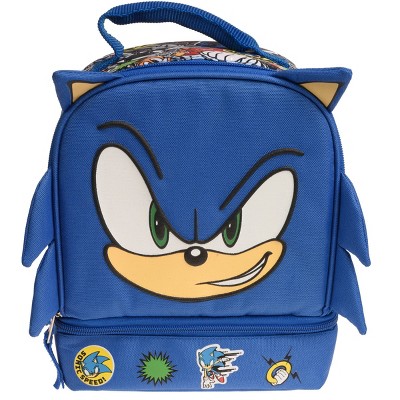 Sonic the Hedgehog Dual Compartment Lunch Bag - Blue
