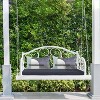 Aoodor 46.5'' x 17.7'' x 3'' Patio Bench Cushion, Olefin Fabric Slipcover Sponge Foam, Outdoor Use - 2 of 4