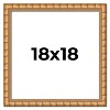 PosterPalooza | 18x18 Modern Bamboo Picture Frame, UV Acrylic, 5 Finishes - 2 of 4