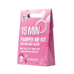 Naisture 15 Min Pamper Me Kit for Instant Glow Bath and Body Gift Set ...