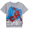 Marvel Spider-Man Graphic T-Shirt and Shorts Outfit Set Toddler to Big Kid - 3 of 4