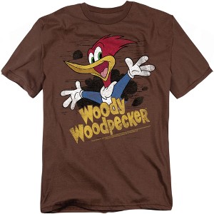 Woody Woodpecker Through The Tree Adult T-Shirt - 1 of 4