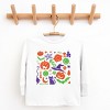 SmileyWorld Halloween Silhouette - Toddler Long Sleeve Graphic Tee and Youth Long Sleeve Graphic T-Shirt - 2 of 3