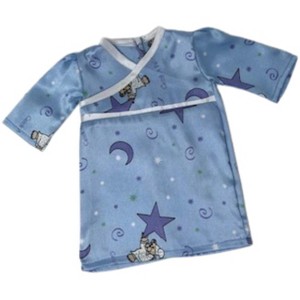 Doll Clothes Superstore Satin Nightgown With Bear Print Fits 15-16 Inch Baby Dolls - 1 of 4