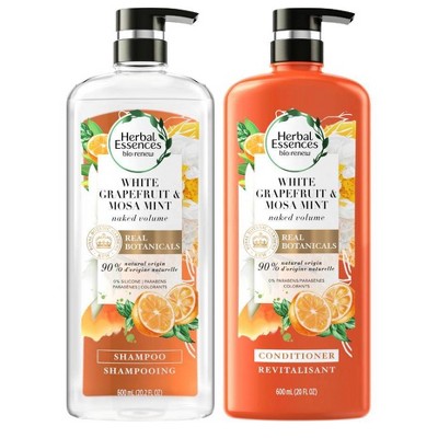 Herbal Essences bio:renew White Grapefruit & Mosa Mint Shampoo and Conditioner Bundle - 20.2 fl oz each