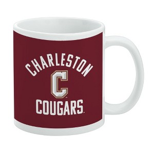 College of Charleston Official Logo Ceramic Coffee Mug Novelty Gift Mugs for Coffee Tea and Hot Drinks 11oz White - 1 of 4