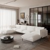 147" Modern U-Shaped Couch for Living Room,VelvetWJShome  Modular Sectional Sofa with Chaise,8" High Metal Legs, Easy to Clean - 2 of 4