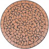 vidaXL 3 Piece Bistro Set Ceramic Tile Terracotta - 4 of 4