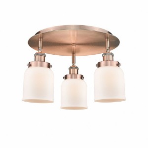 Bell - 3 Light Flush Mount In Art Deco Style-9.25 Inches Tall and 16.75 Inches Wide - 1 of 1