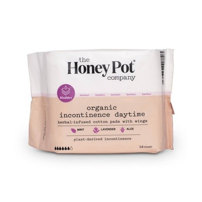 The Honey Pot Herbal Daytime Incontinence Pads - 16ct