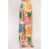 Women's Tropical Print Wide Leg Pant - Fate - 2 of 2