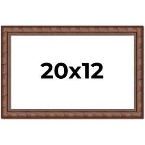 PosterPalooza | 20x12 Modern Bamboo Picture Frame, UV Acrylic, 5 Finishes - 1 of 4