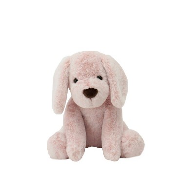 pink dog plush