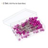 Unique Bargains Pearlized Sewing Stainless Steel Ball Head Needle Straight Quilting Pins - 3 of 4