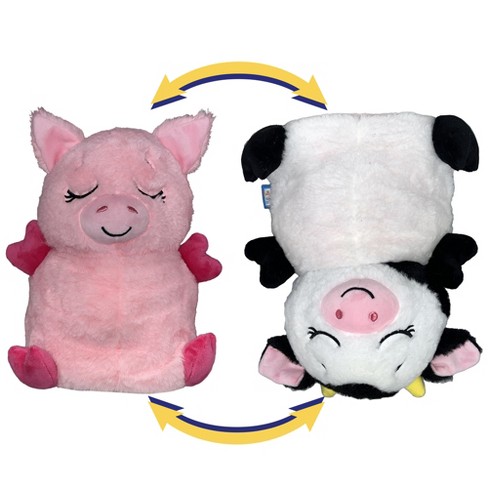 Flipazoo Upside Down Inside Out Pig To Cow 2 in 1 Animal Plush Target