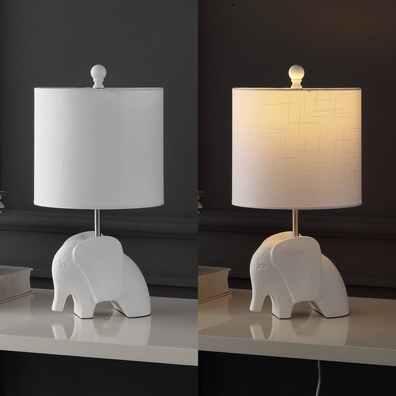 17.5" Koda Eclectic Southwestern Resin/Iron Elephant Kids' Table Lamp (Includes LED Light Bulb) - JONATHAN Y, 5 of 9